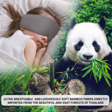 Load image into Gallery viewer, Sleepy Panda Sleep Mask - Luxuriously Soft &amp; Light Breathable Bamboo Fabric - 100% Blackout - Guaranteed Deepest-Possible Rest
