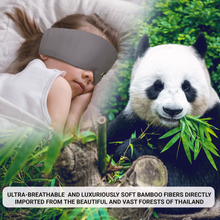 Load image into Gallery viewer, Sleepy Panda Sleep Mask - Luxuriously Soft & Light Breathable Bamboo Fabric - 100% Blackout - Guaranteed Deepest-Possible Rest
