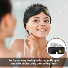 Load image into Gallery viewer, Sleep Monkey Luxury Silk Sleep Mask with Cooling Gel Inserts and Ear Plugs Kit - Award-Winning Sleeping Mask for Best Night Sleep-Sleep Monkey