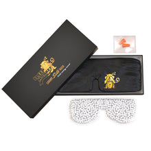 Load image into Gallery viewer, Sleep Monkey Luxury Silk Sleep Mask with Cooling Gel Inserts and Ear Plugs Kit - Award-Winning Sleeping Mask for Best Night Sleep-Sleep Monkey