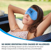 Load image into Gallery viewer, Chilly Monkey Cooling Eye Mask, Relaxing and Soothing Cold Eye Compress for Puffy Eyes, Dark Circles, Allergies, Sinuses, Headaches, Stress