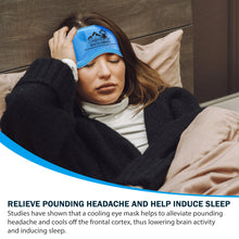 Load image into Gallery viewer, Chilly Monkey Cooling Eye Mask, Relaxing and Soothing Cold Eye Compress for Puffy Eyes, Dark Circles, Allergies, Sinuses, Headaches, Stress
