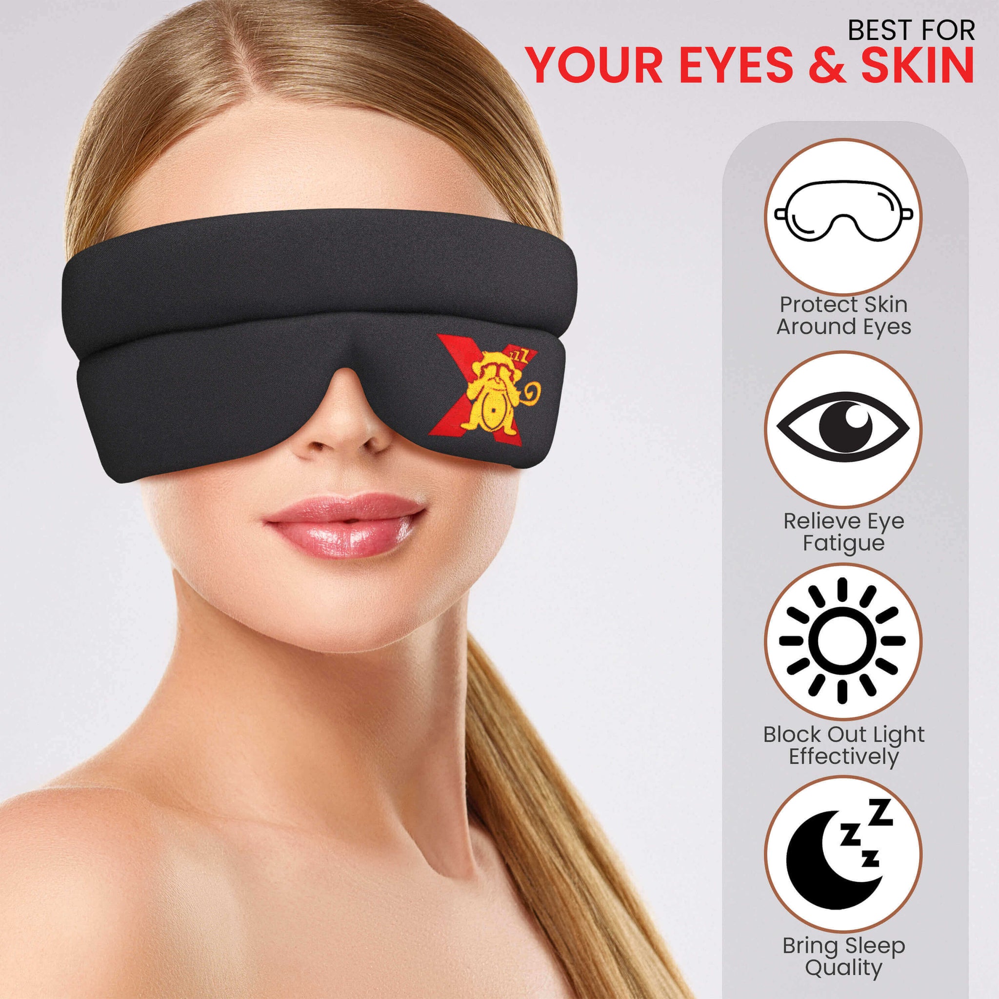 Sleep Monkey X | Ultra-Comfort Sleep Mask: Experience Serene Slumber A