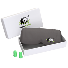 Load image into Gallery viewer, Sleepy Panda Sleep Mask - Luxuriously Soft &amp; Light Breathable Bamboo Fabric - 100% Blackout Eye Mask - Guaranteed Deepest-Possible Rest - Perfect Sleeping Mask for Light Sleepers, Travelers, Midday Nappers - Good For Front, Back &amp; Side Sleeping Positions

